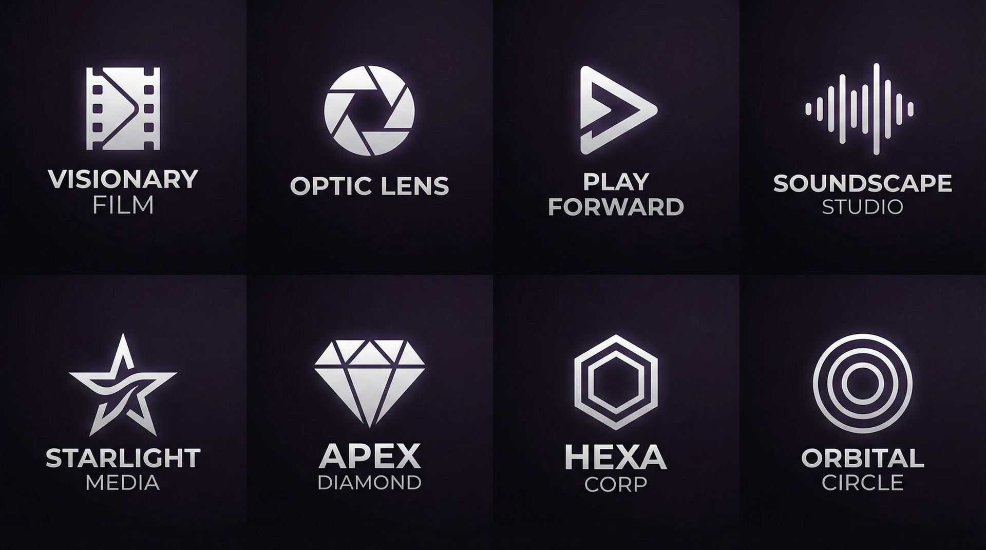 国产主播合作品牌Logo墙